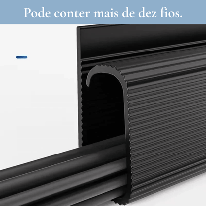 Organizador de cabos adesivo sob a mesa, 40cm Essencea