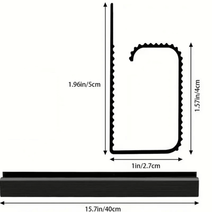 Organizador de cabos adesivo sob a mesa, 40cm Essencea